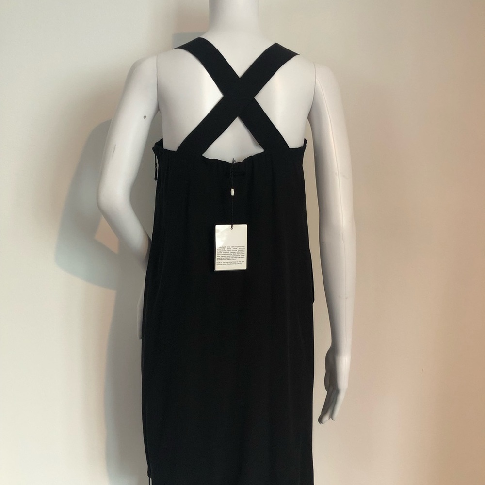 ⭕️ PRICE FIRM GF Ferre (Designer behind Dior) Silk Dress with Crisscrossed Back - Picture 5 of 5